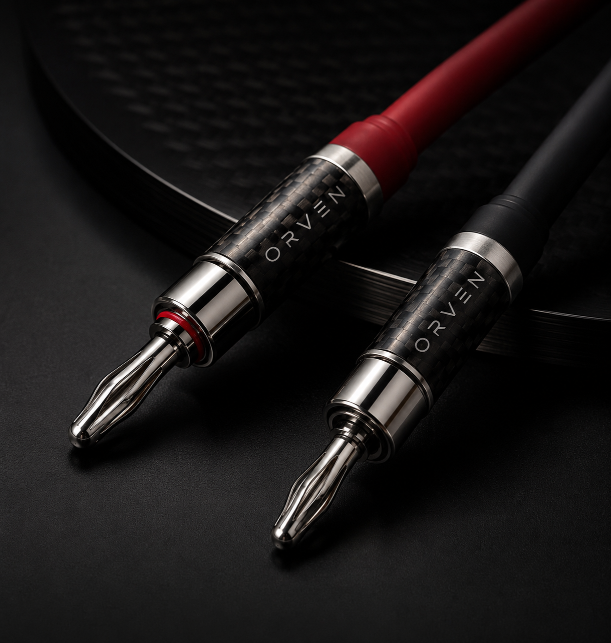 Orven Orion carbon-fiber banana plugs