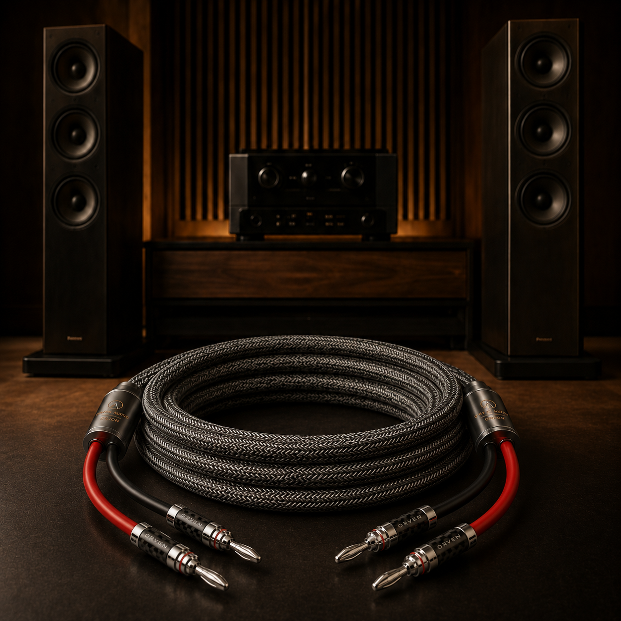 Orven Audio Orion in a luxury listening environment