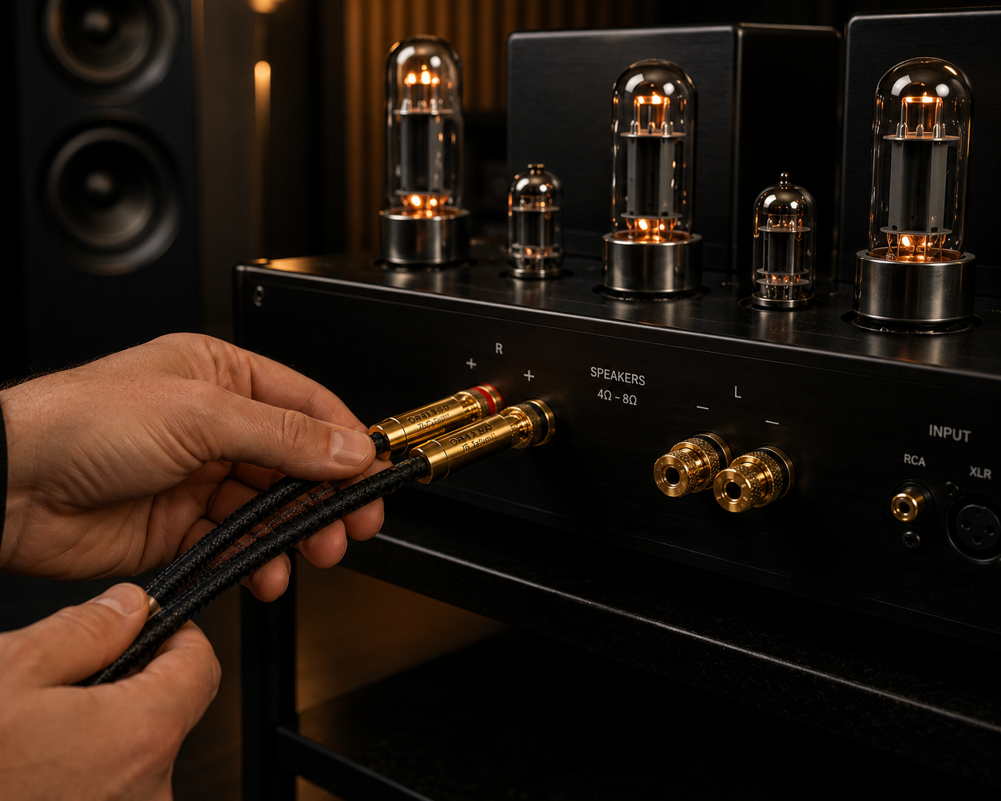 THE SATURN ORVEN AUDIO branding detail